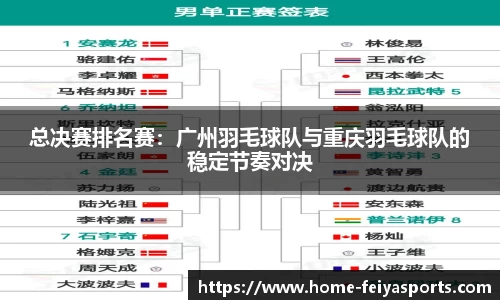 总决赛排名赛：广州羽毛球队与重庆羽毛球队的稳定节奏对决